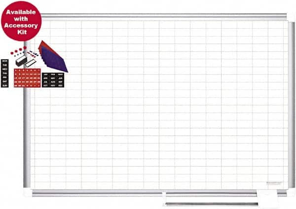 MASTERVISION BVCMA0592830A 36" HIGH X 48" WIDE MAGNETIC DRY ERASE C