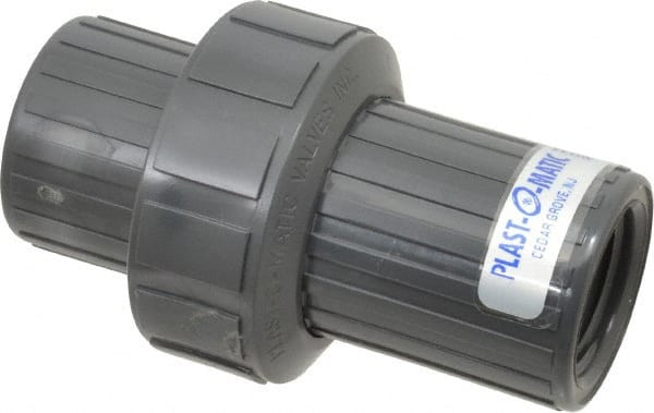 PLAST-O-MATIC CKM100EP-PV 1" PVC CHECK VALVE