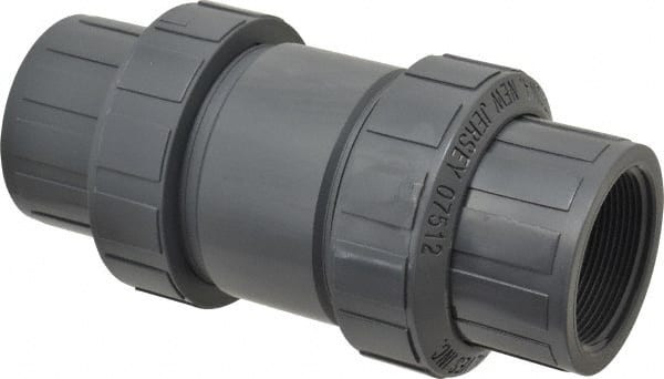PLAST-O-MATIC CKS200EPT-NC-PV 2" PVC CHECK VALVE