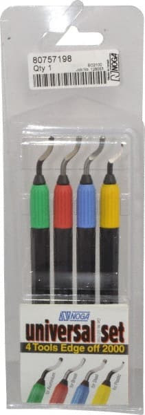 NOGA EO2100 4 PIECE HIGH SPEED STEEL HAND DEBURRING 