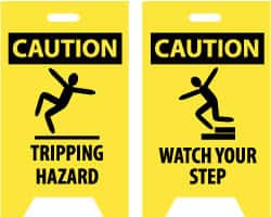 NMC FS36 CAUTION - TRIPPING HAZARD, CAUTION - WAT