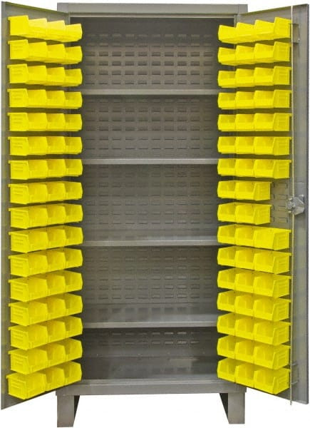 DURHAM MFG CO HDC36-96-4S95 HEAVY DUTY STORAGE CABINETS WITH HOOK-ON