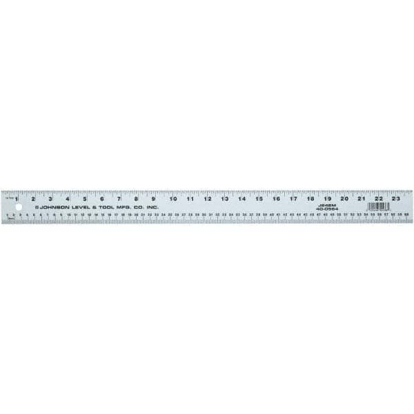JOHNSON LEVEL & TOOL J48EM 48" LONG, 1/8, 1/16" AND 2MM GRADUATION,