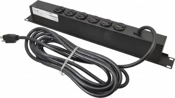 WIREMOLD LEGRAND JO6B2B 6 OUTLETS, 120 VOLTS, 15 AMPS, 15' CORD,