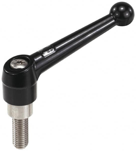 KIPP K0117.5A61X50 ADJUSTABLE HANDLE 5/8 -11 ZINC