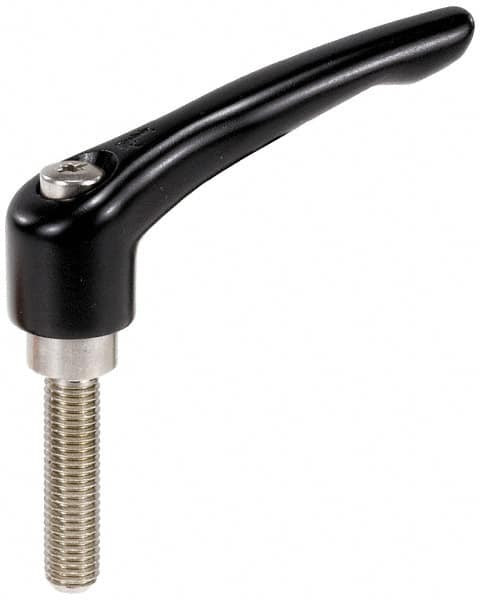 KIPP K0123.2A31X25 ADJUSTABLE HANDLE,5/16"-18,ZINC