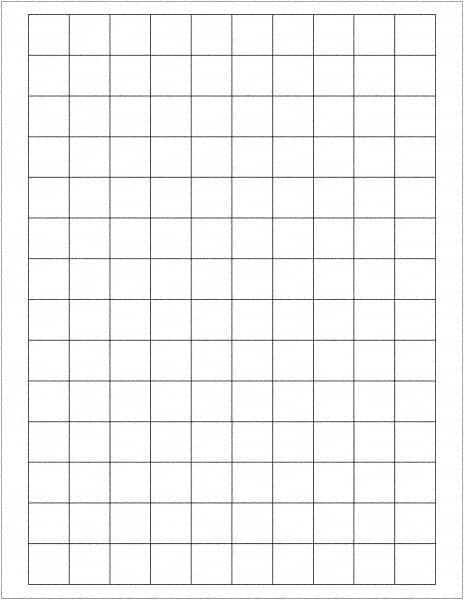 TAPE LOGIC LL138 3/4 X 3/4" WHITE RECTANGLE LASER LABELS
