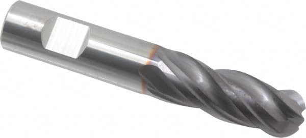 NIAGARA CUTTER N57344 1/2" DIAM, 1-1/4" LOC, 4 FLUTE SOLID CAR