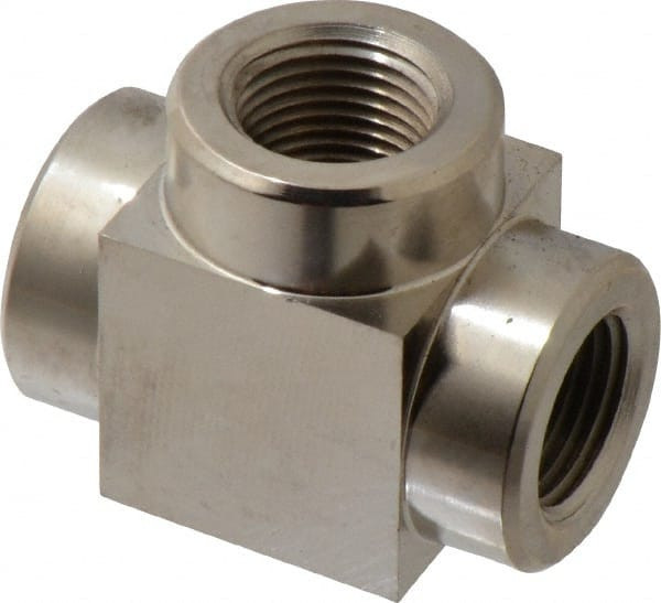 VALUE COLLECTION PS-MH-HPC1-050 3/8 NPTF STEEL HYDRAULIC HOSE TEE