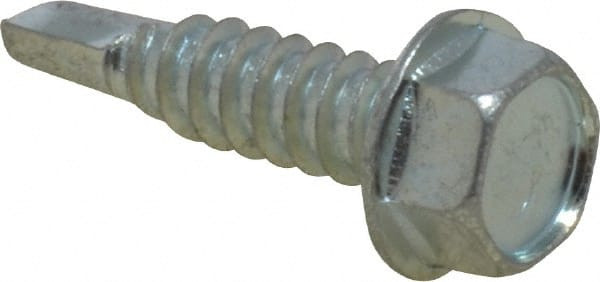 VALUE COLLECTION R50000253 1/4", HEX WASHER HEAD, HEX DRIVE, 1" LEN