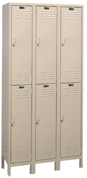 HALLOWELL UH3258-2PT HALLOWELL VALUEMAX DOUBLE TIER 6 DOOR LO