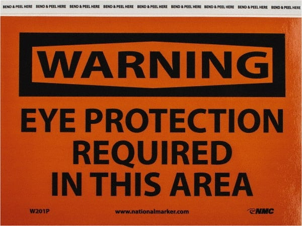 NMC W201P SIGN WARNING