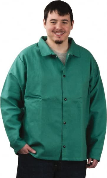PRO-SAFE WELD-JK-A2-M SIZE M GREEN FLAME RESISTANT/RETARDANT J