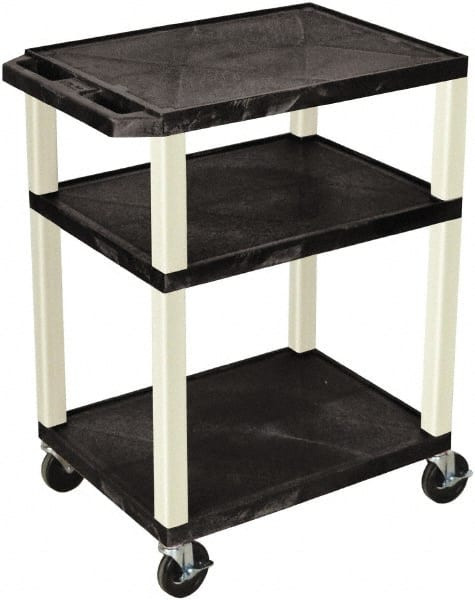 LUXOR WT34 LUXOR GARAGE SHOP UTILITY CART W/3 SHELV