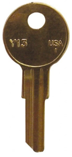 MADE IN USA Y13-BR YALE BRASS KEY BLANK