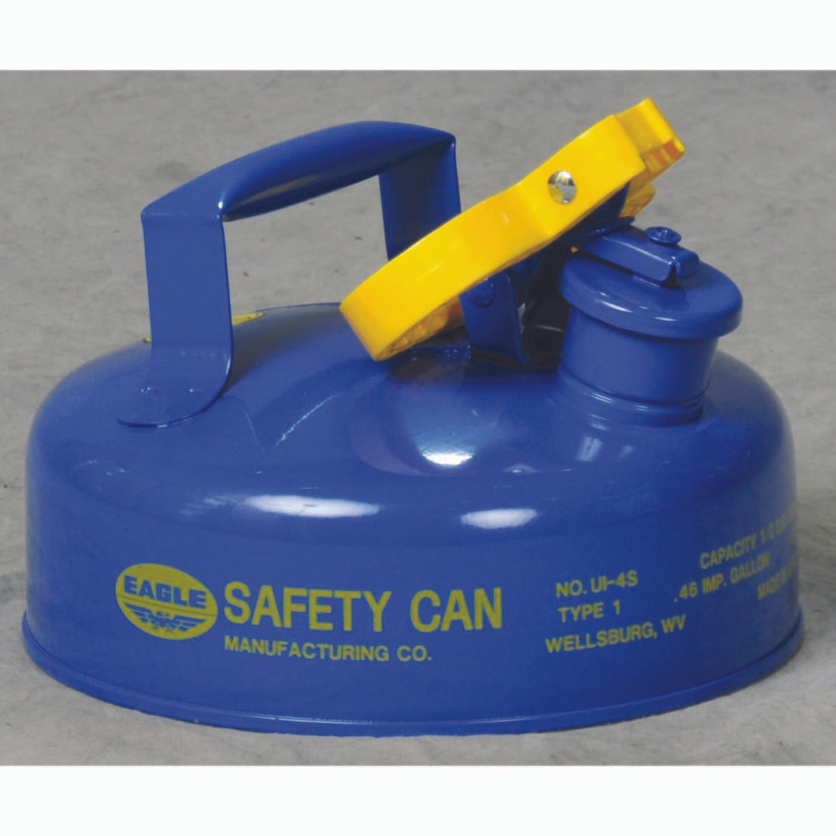 EAGLE MFG UI4SB SAFETY CANS, METAL - BLUE (KEROSENE), CA