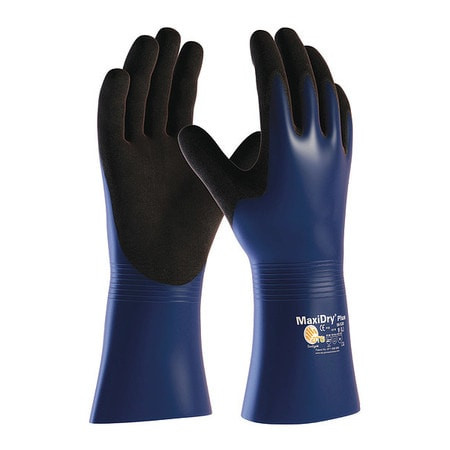 PIP 56-530/XXL COATED SUPPORTED GLOVES,BLK,2XL,PK12