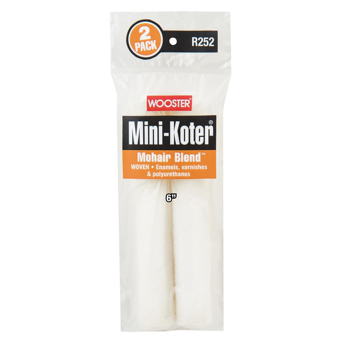 WOOSTER R252-6 ROLLER PAINT MINI MOHAIR 6IN