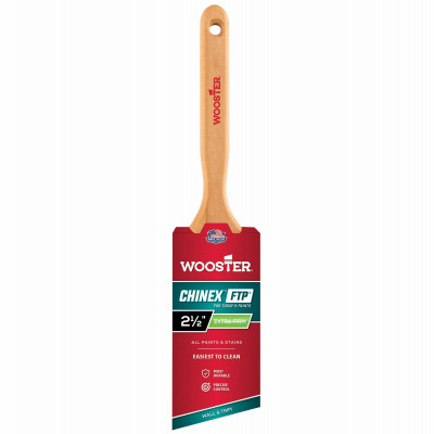 WOOSTER 4410-2 1/2 CHINEX FTP ANGLE SASH PAINT BRUSH 2.5-IN