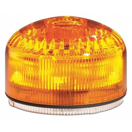 FEDERAL SIGNAL SLM500A BEACON WARNING SOUNDER LIGHT AMBER LED