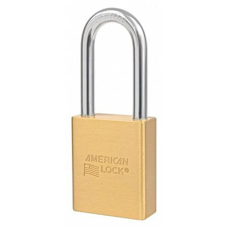 AMERICAN LOCK A3651D035KD PADLOCK, KEYED DIFFERENT, LONG SHACKLE, 