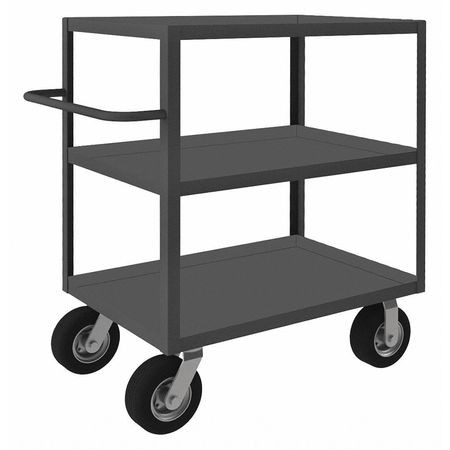 GRAINGER GLOBAL SOURCING RIC-243645-3-ALU-95 INSTRUMENT CART 3 SHELVES 1200 LB.