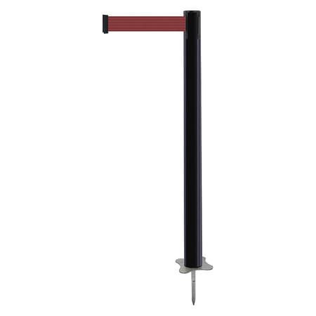 TENSABARRIER 884-33-STD-R7X-C SPIKE POST BLACK POST 43 H