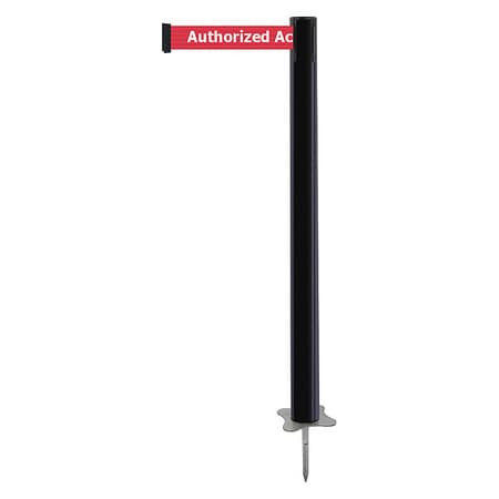 TENSABARRIER 884-33-MAX-RAX-C SPIKE POST,BLACK POST,43" H