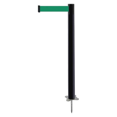 TENSABARRIER 884-33-STD-G6X-C SPIKE POST BLACK POST 43 H