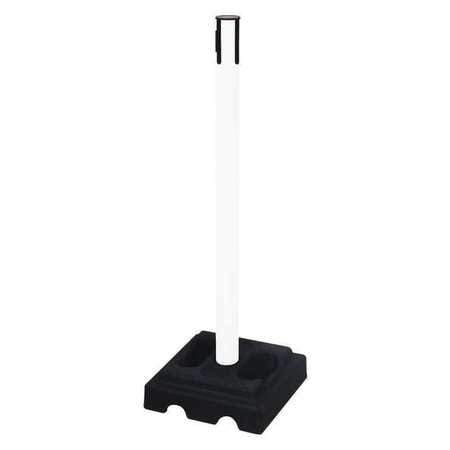 RETRACTA-BELT 332PWH-RCV BELT BARRIER RECEIVER POST WHITE COLOR