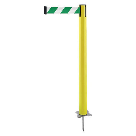 TENSABARRIER 884-35-MAX-D2X-C SPIKE POST YELLOW POST 43 H