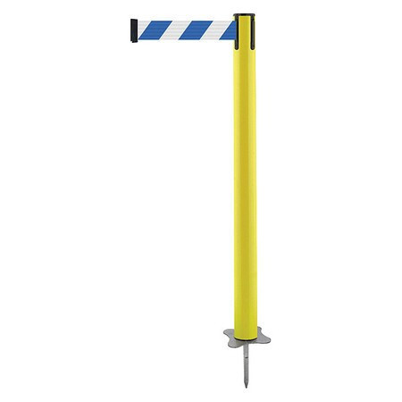 TENSABARRIER 884-35-MAX-D1X-C SPIKE POST YELLOW POST 43 H