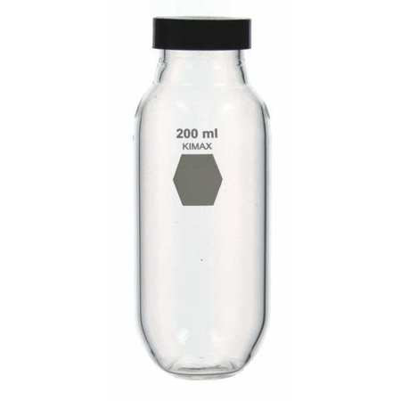 KIMAX 14720-200 BOTTLE 200ML GLASS CLEAR