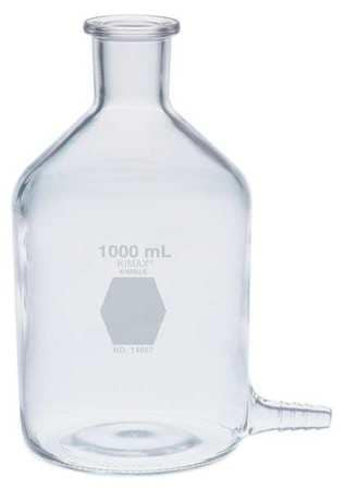 KIMAX 14607-1000 BOTTLE, 1000ML, GLASS, CLEAR