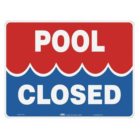 CONDOR USA INC 444M47 SAFETY POOL RULES SIGN 18 H 24 W