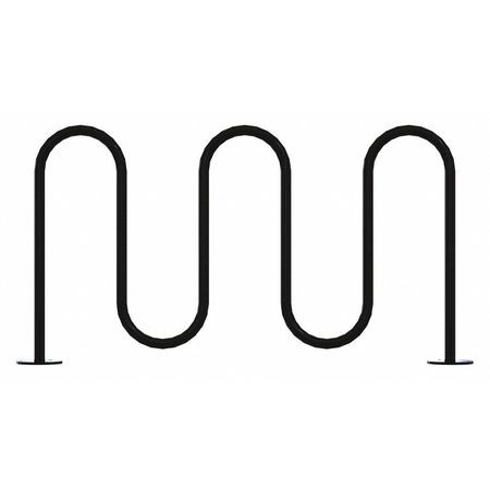 MADRAX WP36-7-SF-BLK BIKE RACK BLACK 36 H 64 L STEEL