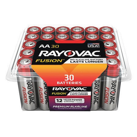 GRAINGER GLOBAL SOURCING 815-30PPFUSK STANDARD BATTERY AA ALKALINE PK30