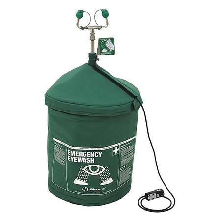 HAWS 7603T PORTABLE EYEWASH 15 GAL CAP. SS TANK