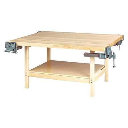 DIVERSIFIED WOODCRAFTS, INC. WW4-4V WORK STATION MAPLE WOOD FRAME 31-1/4 H