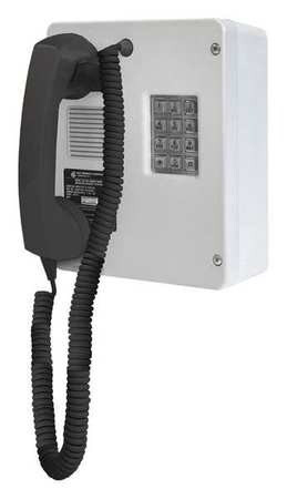 HUBBELL 246-001H1 TELEPHONE INDUSTRIAL INDOOR GRAY