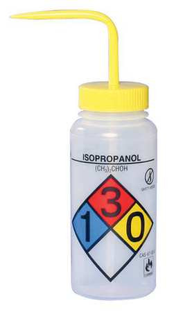 SCIENCEWARE F11816-0008 WASH BOTTLE STD 16 OZ ISOPROPANOL YW PK4