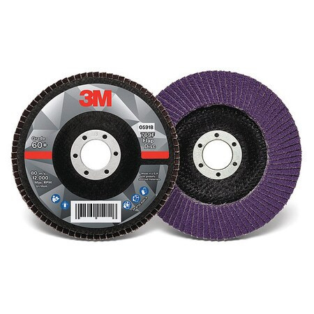 3M 60440351512 FLAP DISC,TYPE 27,5" DIA.,60 GRIT,MEDIUM