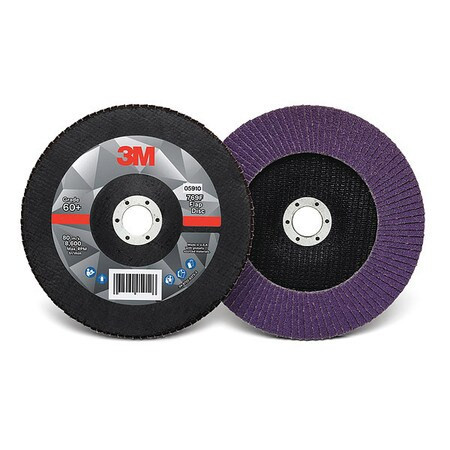 3M 60440351439 FLAP DISC,TYPE 27,7" DIA.,60 GRIT,MEDIUM