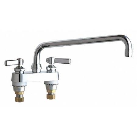 CHICAGO FAUCETS 895-L12E72ABCP LOW ARC CHROME CHICAGO FAUCETS 895
