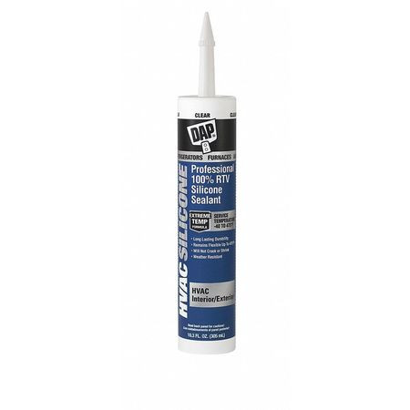 DAP PRODUCTS INC 08011 RTV SILICONE SEALANT,CLEAR,10.3 OZ. SIZE