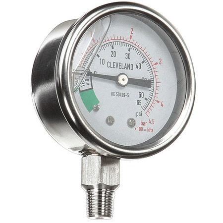 CLEVELAND KE50429-5 PRESSURE GAUGE FITS BRAND CLEVELAND
