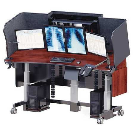 AFC INDUSTRIES, INC. WS8434_B_W/O_EC MEDICAL WORKSTATION,26" TO 47" H X 84" W