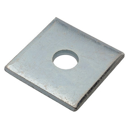 GRAINGER GLOBAL SOURCING Z8937-ZN SQR WSHR ZNC STL 1/2 IN 2X0.200IN 1PK