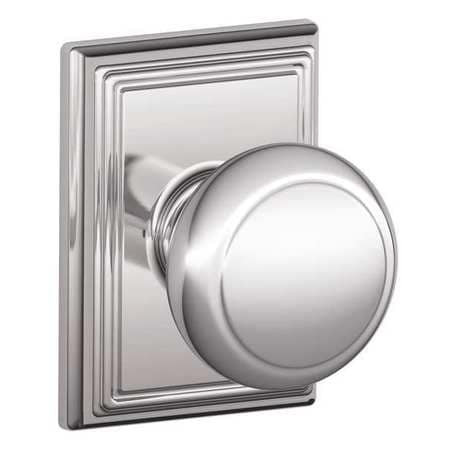 SCHLAGE F10 AND 625 ADD PASSAGE LATCH, ANDOVER KNOB, ADDISON ROS