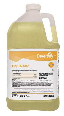 DIVERSEY 02853280. SANITIZER,LIQU-A-KLOR4/1G